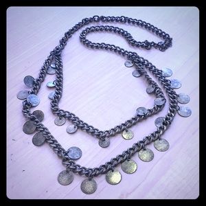 ☀️Long brass necklace